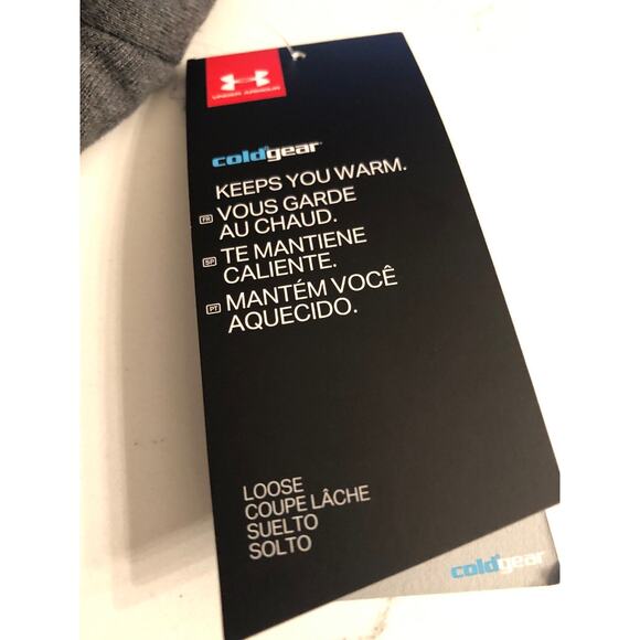 Under Armour ColdGear Womens Size Medium Short Sleeve Hoodie New Fast Ship - Picture 4 of 10